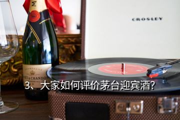 3、大家如何評(píng)價(jià)茅臺(tái)迎賓酒？