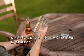 4、醬香酒除了茅臺(tái)、郎酒、習(xí)酒，還有沒(méi)有類(lèi)似或者便宜一些的醬香酒？