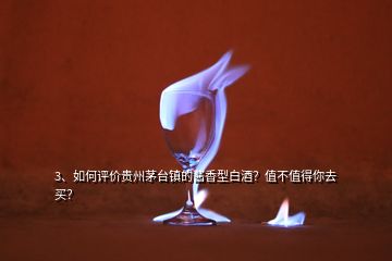 3、如何評(píng)價(jià)貴州茅臺(tái)鎮(zhèn)的醬香型白酒？值不值得你去買？