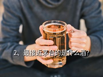 2、最接近茅臺的是什么酒？