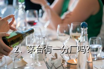 2、茅臺(tái)有一分廠嗎？