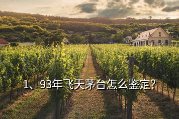 1、93年飛天茅臺(tái)怎么鑒定？
