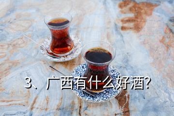 3、廣西有什么好酒？