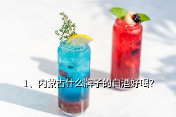 1、內(nèi)蒙古什么牌子的白酒好喝？