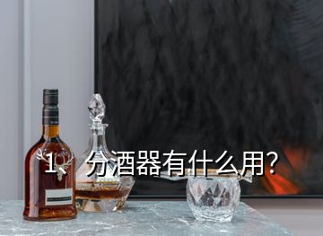 1、分酒器有什么用？