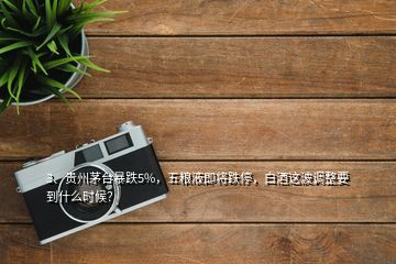 3、貴州茅臺暴跌5%，五糧液即將跌停，白酒這波調(diào)整要到什么時候？