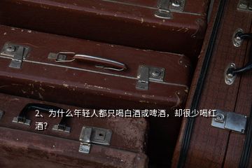 2、為什么年輕人都只喝白酒或啤酒，卻很少喝紅酒？