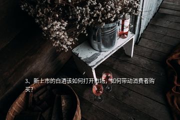 3、新上市的白酒該如何打開(kāi)市場(chǎng)，如何帶動(dòng)消費(fèi)者購(gòu)買(mǎi)？