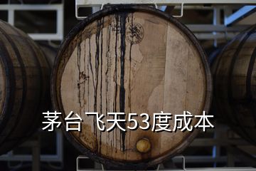 茅臺(tái)飛天53度成本