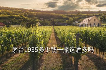 茅臺(tái)1935多少錢(qián)一瓶這酒多嗎