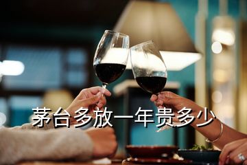 茅臺(tái)多放一年貴多少