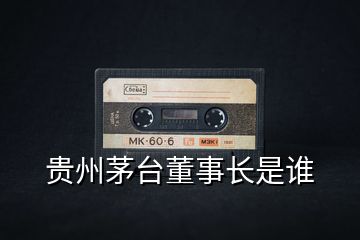 貴州茅臺(tái)董事長(zhǎng)是誰(shuí)
