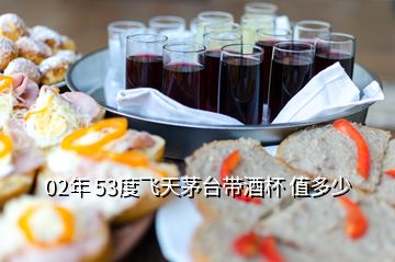 02年 53度飛天茅臺帶酒杯 值多少