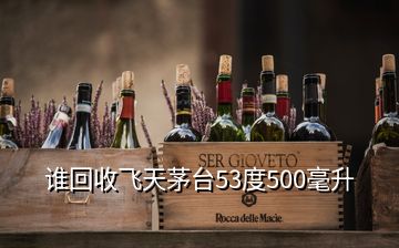 誰回收飛天茅臺(tái)53度500毫升