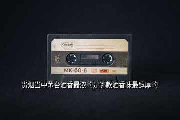 貴煙當(dāng)中茅臺酒香最濃的是哪款酒香味最醇厚的