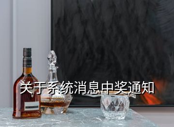 關(guān)于系統(tǒng)消息中獎通知