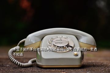 木盒子裝的茅臺(tái)玻璃瓶兩瓶還帶有一個(gè)小白瓷瓶的一套酒不知道