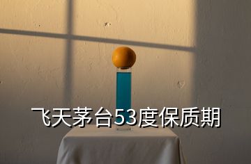 飛天茅臺53度保質(zhì)期