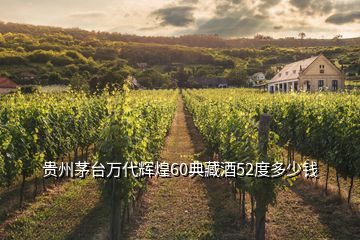 貴州茅臺(tái)萬(wàn)代輝煌60典藏酒52度多少錢