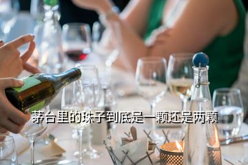 茅臺里的珠子到底是一顆還是兩顆