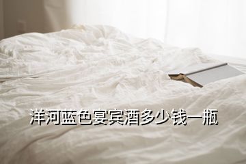 洋河藍(lán)色宴賓酒多少錢(qián)一瓶