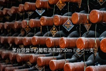 茅臺(tái)領(lǐng)譽(yù)干紅葡萄酒黑圓750m丨多少一支