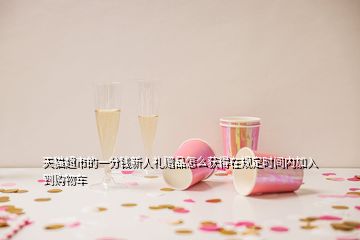 天貓超市的一分錢新人禮贈(zèng)品怎么獲得在規(guī)定時(shí)間內(nèi)加入到購(gòu)物車
