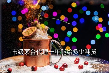 市級(jí)茅臺(tái)代理一年能給多少噸貨