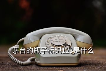 茅臺(tái)的瓶子標(biāo)記123是什么