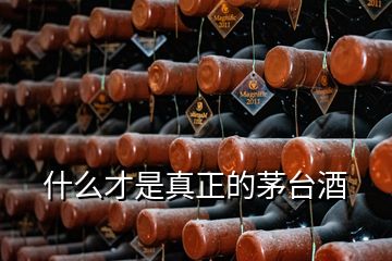 什么才是真正的茅臺(tái)酒