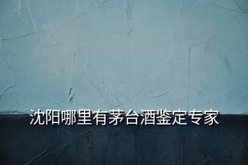 沈陽哪里有茅臺(tái)酒鑒定專家