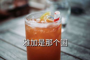雅加是那個國