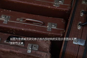 如圖為查德威克研究原子核內(nèi)部結構的實驗示意圖由天然放射性元素