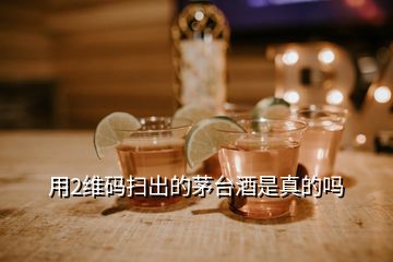 用2維碼掃出的茅臺酒是真的嗎