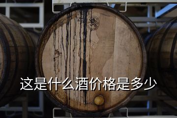 這是什么酒價(jià)格是多少