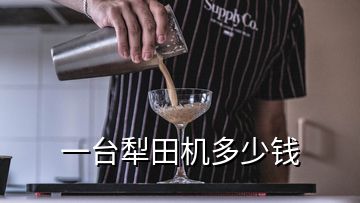 一臺犁田機多少錢