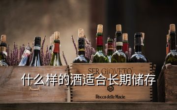 什么樣的酒適合長(zhǎng)期儲(chǔ)存