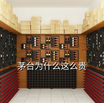 茅臺為什么這么貴