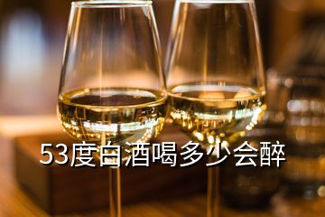 53度白酒喝多少會(huì)醉
