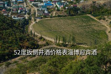 52度扳倒井酒價(jià)格表淄博迎賓酒