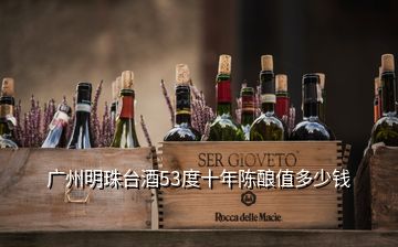 廣州明珠臺酒53度十年陳釀值多少錢