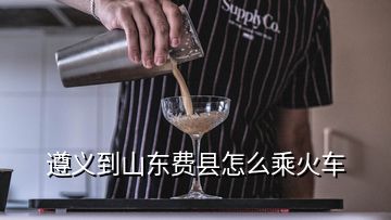遵義到山東費縣怎么乘火車