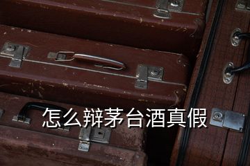 怎么辯茅臺(tái)酒真假