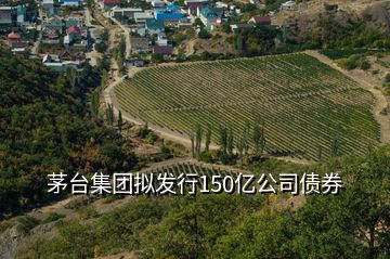 茅臺集團(tuán)擬發(fā)行150億公司債券