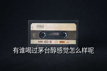 有誰(shuí)喝過(guò)茅臺(tái)醇感覺(jué)怎么樣呢