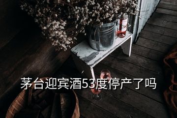 茅臺(tái)迎賓酒53度停產(chǎn)了嗎
