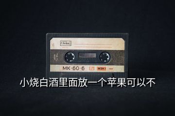 小燒白酒里面放一個(gè)蘋(píng)果可以不