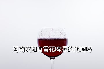 河南安陽有雪花啤酒的代理嗎