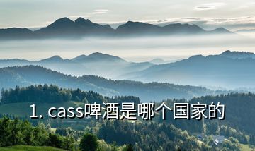 1. cass啤酒是哪個國家的