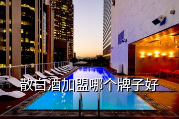 散白酒加盟哪個(gè)牌子好